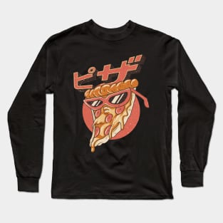 Kawaii Pizza Long Sleeve T-Shirt